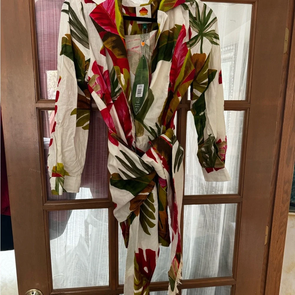 Farm Rio Spring Forest Mini Dress - Picture 4 of 5